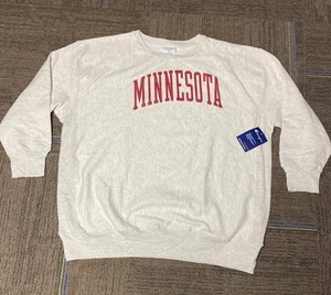 Minnesota Golden Gophers Champion Reverse Weave Crew Neck Hoodie Men’s 4XL NWT - Picture 1 of 9