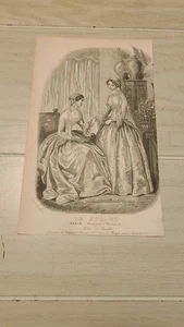 Antica piastra per stampante Le Follet Paris pagina singola 9"x5,5" - Foto 1 di 2