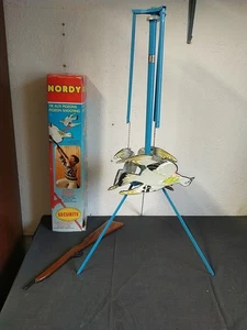 Jouet Carabine Fléchettes Tir Aux Pigeons Vintage Nordy Tir À Spirale - Foto 1 di 9