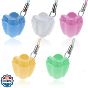 Ptwola 20 PCS Tooth Necklace Boxes for Lost Milk Teeth Organizer Cute Plastic - Picture 1 of 5