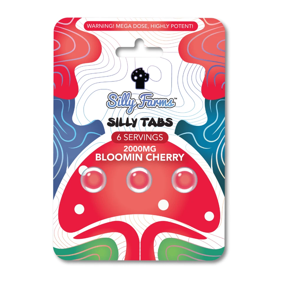 SILLY FARMS Mushroom Tablets -CHERRY-  Silly Tabs - Dot - Tre House - Polkadot - Image 1 of 1
