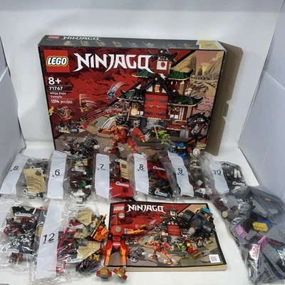 Lego Ninjago Ninja Dojo Temple (71767) INCOMPLETE - Missing Bags 1-4 - Image 1 of 4