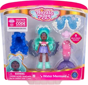 Royale High 3” Water Mermaid Fashion Doll with 9 Fashion Accessories Series 3 - Picture 1 of 8