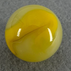 Marbles: AKRO AGATE COMPANY, Ade. Lemonade. 1". Mint(-) (9.0).  (B1079) - Picture 1 of 7