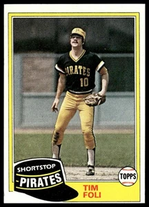 1981 Topps #501 Tim Foli Pittsburgh Pirates NM+ - Picture 1 of 2