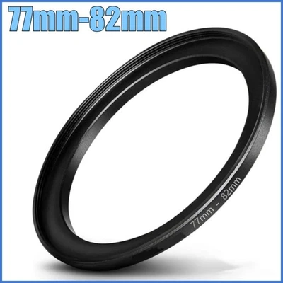 77mm-82mm Metal Step Up Ring Lens Adapter Converter 77-82mm Aluminium Alloy - Image 1 of 3