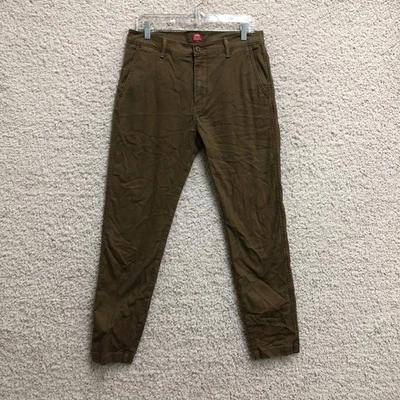 Pantalones Levis XX 32x32 Para Hombres Marrón Chino Estándar Pierna Cónica Elastizados Informal Pantalón Foto 1 de 4