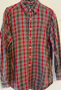 Ralph Lauren Blake Hemd M Flanell Langarm Button Down mehrfarbig kariert - Bild 1 von 7