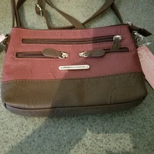 Stone Mountain Leather Charluzzo Handbag NWT - Picture 1 of 3