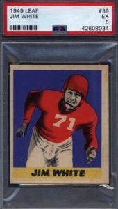 1949 Leaf #39 Jim White Giants PSA 5 - Picture 1 of 2