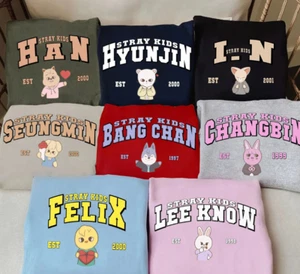 Cute Stray Kids Members SKZOO Chibi Shirt, Stray Kids Zoo Sweatshirt, Stay Gift - Picture 1 of 2