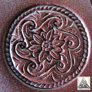 Fuori produzione Craftool Co. USA 1988 Concho 1" strumento per timbri in pelle 8402 - Foto 1 di 3