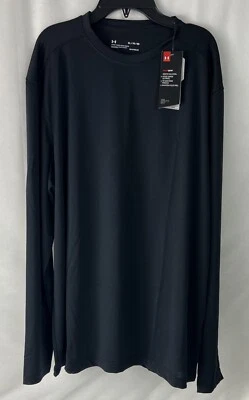 Under Armour Mens T-Shirt Size XL Long Sleeve UA Tactical Tech 1248196 Black B41 - Image 1 of 4