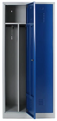 Kleiderspind Umkleidespind Doppelspind Spint Trennwand reine/unreine Seite blau - Bild 1 von 4