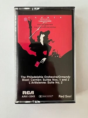Philadelphia Orchestra Ormandy Bizet Carmen L'Arlesienne Cassette Tape Red Seal - Image 1 of 4