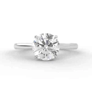 Certified Lab Grown Diamond Engagement Ring 3ct E/VS1 IGI 14k White Gold - Picture 1 of 12