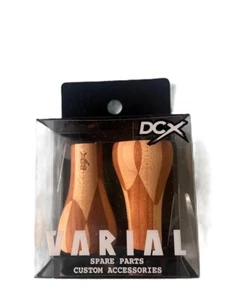 DRT DCX Checkered Wood Knob Varial Fishing Reel Handle New Japan - Picture 1 of 2