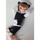 Cute Cat Ear Hoodie Top Pants Stockings Outfit For 1/6 BJD SD