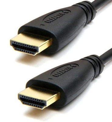 1,5m HDMI Highspeed Kabel w. Ethernet 1.4a | 3D FULL HD TV | XBox PS4 1.5m BLACK - Bild 1 von 3