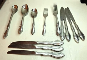 Stegor Chanson Posate Inox 31 Pezzi Lotto Varie Vedi Descrizione - Foto 1 di 7