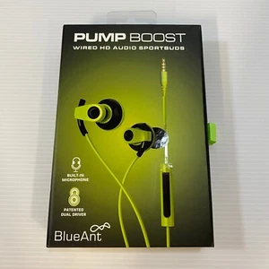 BlueAnt Pump Boost Wired HD Audio Sportbuds - Green - Bild 1 von 7