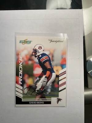 2007 Score - Inscriptions #316 David Irons (AU, RC) - Image 1 of 2