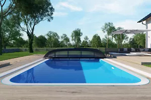 Pool Dach Schwimmbad Überdachung Albixon Dallas B Schwimmbeckenüberdachung - Bild 1 von 3