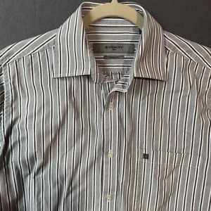 Givenchy Modern Fit Men's Small Long Sleeve Striped Button Up Shirt - Picture 1 of 9