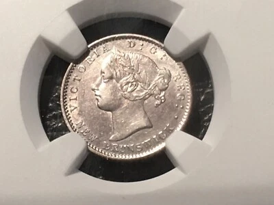 1862/2 New Brunswick Dime NGC Au53 Canadian Trends At 2450.00 In Au 50 - Image 1 of 4