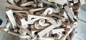 3 P Yinfente 4 String 4/4 Violin Neck Maple Hand-Carved Violin Parts/Accessories - Picture 1 of 6