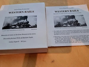 WESTERN RAILS C1966 SUPER 8 COLOR SILENT 200FT CINE 8MM FILM STEAM TRAINS - Bild 1 von 12