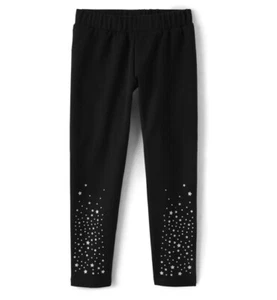 The Childrens Place Girls Black Sparkle Leggings Size X-Large (14) NEW - Picture 1 of 5
