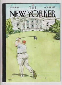 The New Yorker April 10, 2017 Trump Broken Windows Cover, Tucker Carlson's Rise - Imagen 1 de 2