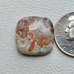 50ct Natural multi color crazy lace agate cabochon gemstone wire wrapp R11325 AU - Picture 1 of 5