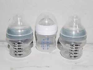 Tommee Tippee Slow Flow Anti-Colic 5 Oz (2) & 1 Avent 5 Oz EX COND FAST SHIPPING - Picture 1 of 4