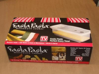 Microwave Pasta Cooker The Original Fasta Pasta As seen on TV NEW in box Unused - Image 1 of 4