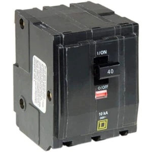 QO 40 Amp 3-Pole Plug-In Circuit Breaker - Picture 1 of 9