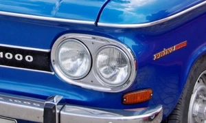 4x NSU TT TTS Prinz 1000 faros conversión UE EE. UU. con marca de verificación E NUEVO - Imagen 1 de 5