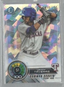 2018 Bowman Chrome Scouts Top 100 Atomic Ref #BTP51 Leody Taveras (ref34835)