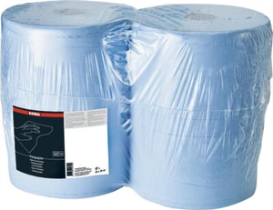 E-COLL Putzpapier blau, 3-lagig,1000 Blatt 38x36cm (1 Rolle) - Bild 1 von 1