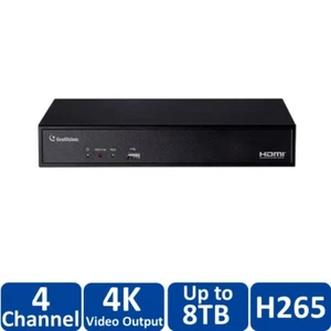 Geovision GV-SNVR0411 4-Channel 4K Network Video Recorder 4 PoE Ports (Unbox) - Picture 1 of 6