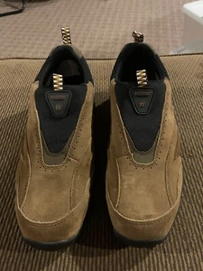 Wolverine Sicherheit Stahlkappe Schuhe braun Wildleder Slipper Arbeit Turnschuhe Größe 10 Herren - Bild 1 von 2
