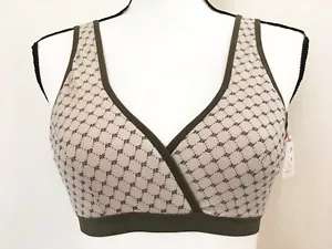 Maternity Nursing Full Wrap Sleep Sports Bra Top Cotton Light Support Wireless - Picture 1 of 9