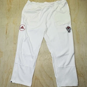 NWOT NC State Wolfpack adidas Cream Zero Dye AEROREADY Pants 2XL - Picture 1 of 15