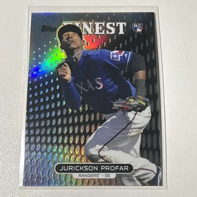 2013 Topps Finest Baseball Jurickson Profar Rookie Refractor RC Rangers - Image 1 of 2