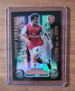 Francesc Fabregas Match Attax 2007/2008 Man Of The Match Card - Picture 1 of 2