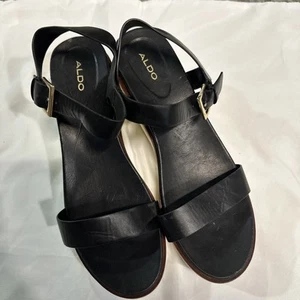 Aldo Plateausandale schwarz Damengröße 11 - Bild 1 von 3
