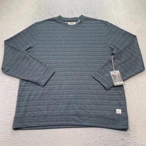 Linksoul Herren Golfpullover blau mit Rundhalsausschnitt, Größe XXL, sportliche Streifen - Bild 1 von 12