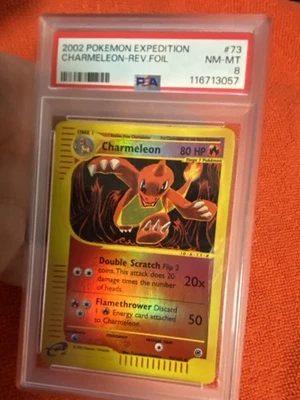 EXPEDITION REVERSE HOLO CHARMELEON 73/165 PSA 8 - Image 1 of 4