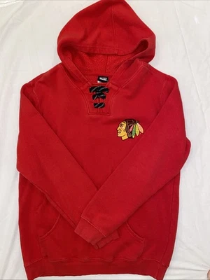 CHIGAGO BLACKHAWKS Hockey Rojo Sudadera con Capucha, Sudadera, Juvenil Talla XL, Rojo Foto 1 de 4